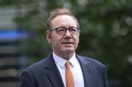 Kevin Spacey arrives at the Royal Court in London - Source: Getty